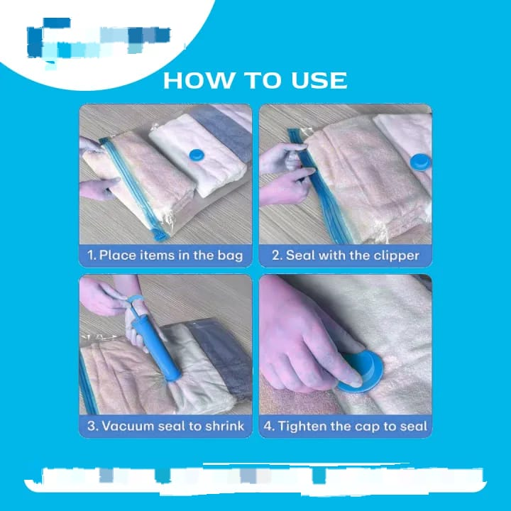 Vacuum Seal Bags for Clothing – Space Saver Vacuum Storage Bags